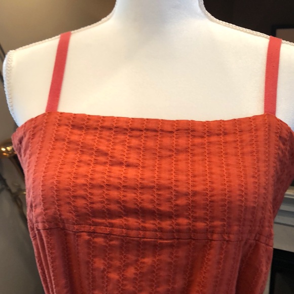 Generra Rust Terracotta Sun Dress S-M 8 - Picture 4 of 6